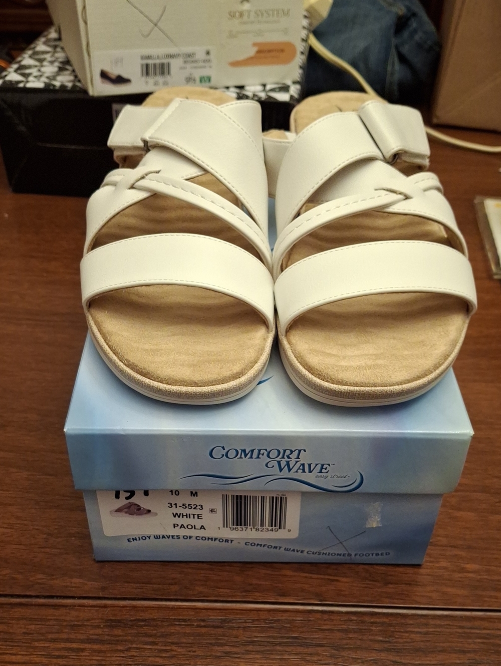 Easy Street Comfort Wave Paola White 10M NIB
